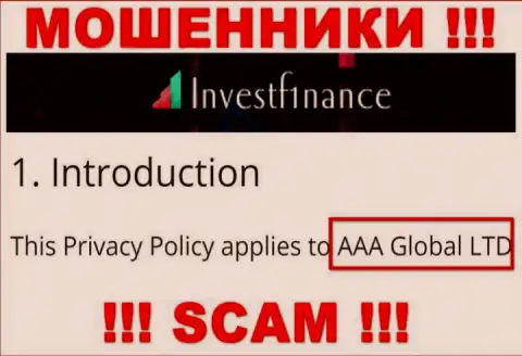 Компания AAA Global Ltd находится под крышей компании ААА Глобал Лтд