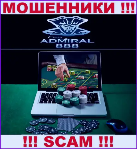 888 Адмирал - это мошенники !!! Область деятельности которых - Casino