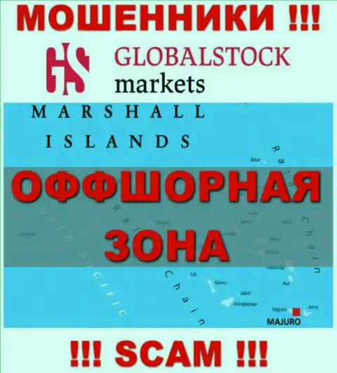 Global Stock Markets расположились на территории - Marshall Islands, остерегайтесь совместной работы с ними