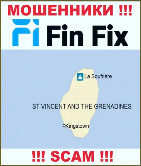 FinFix спрятались на территории Сент-Винсент и Гренадины и свободно отжимают вклады