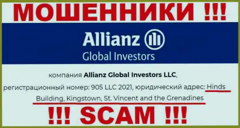 Офшорное месторасположение Allianz Global Investors по адресу Hinds Building, Kingstown, St. Vincent and the Grenadines позволило им безнаказанно обманывать