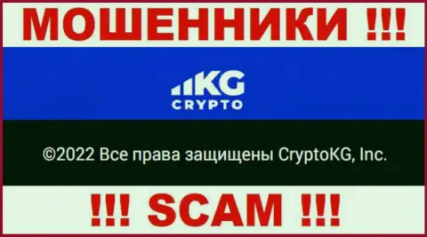 CryptoKG Com - юридическое лицо мошенников контора CryptoKG, Inc