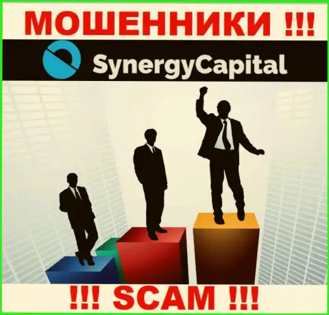 SynergyCapital предпочитают анонимность, информации об их руководителях Вы найти не сможете