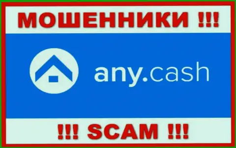 Логотип МОШЕННИКОВ Any Cash